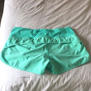 Lululemon mint shorts